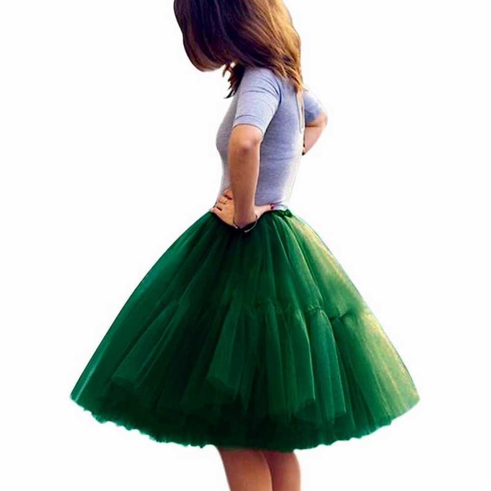 Dark/Hunter green tutu skirt